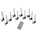 Christbaumkerze LED, 105x15mm, weiß, 10 Stück PBS 48461 48461 1,5x10,5cm