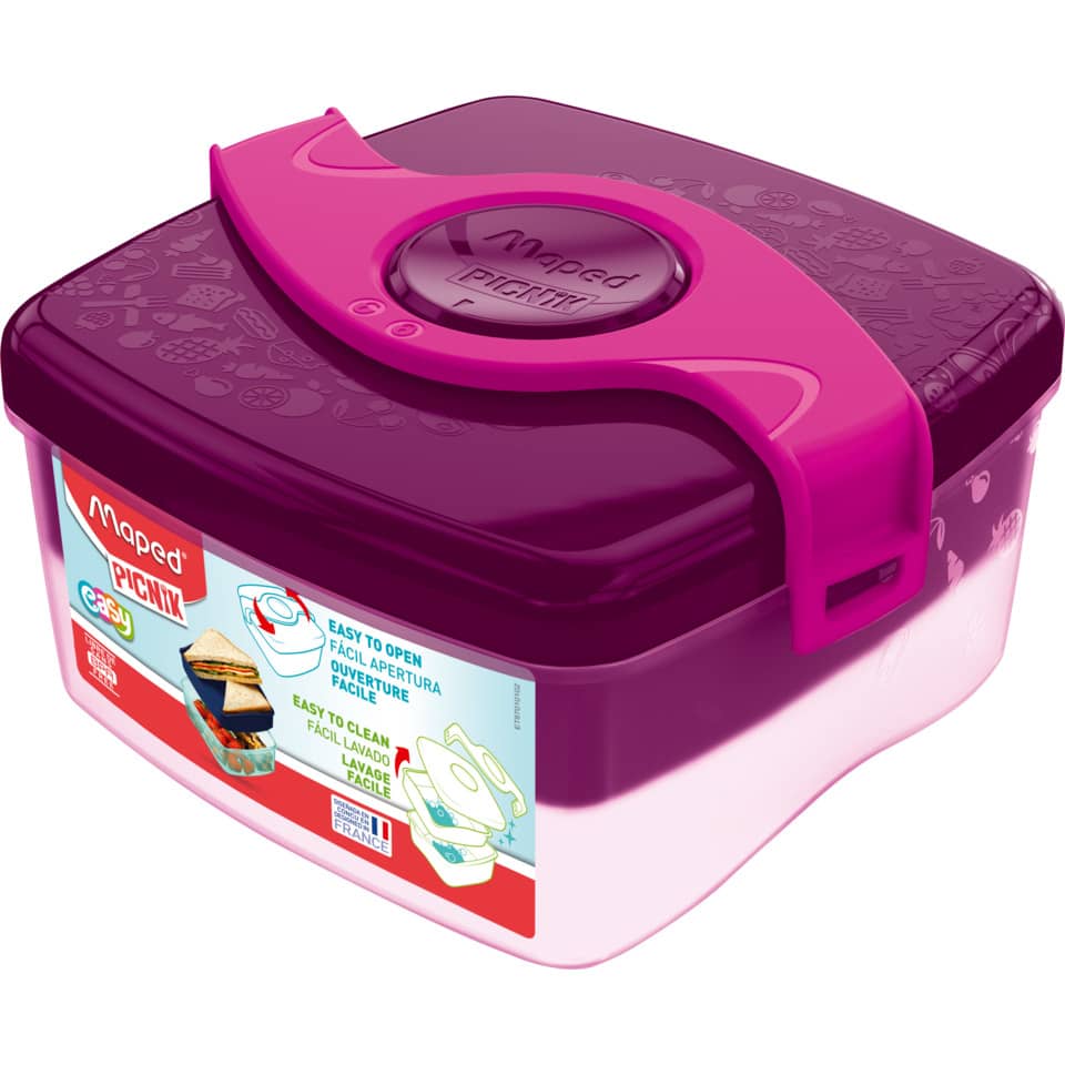 Brotbox Kids Origins, 153x87x170mm, pink MAPED M870101 MAPED 870101 153x 87x170 mm