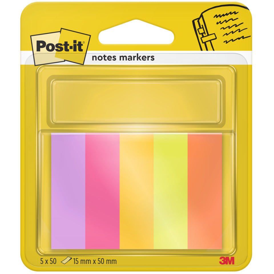 Haftstreifen Page Marker, 15x50mm, 5x50 Blatt POST-IT 670-5-TFEN POST-IT 670-5-TFEN 15x50mm
