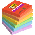 Haftnotizblock Super Sticky Notes Playful Collection, 76x76mm, 6x90 Blatt, sortiert POST-IT 654-6SS-PLAY POST-IT 654-6SS-PLAY 76x76mm