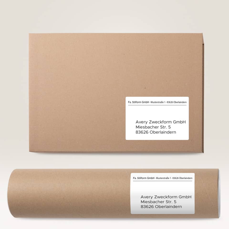 Versandetiketten, 199,6x143,5mm, 600 Stück, weiß AVERY ZWECKFORM 8018-300 ZWECKFORM 8018-300 600 Stück Versand