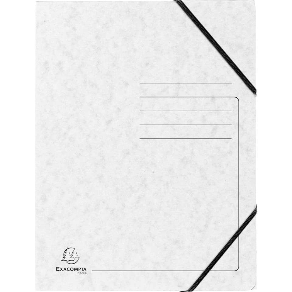 Sammelmappe, A4, 355g/m², Colorspan, weiß EXACOMPTA 555406E EXACOMPTA 555406E Colorspan