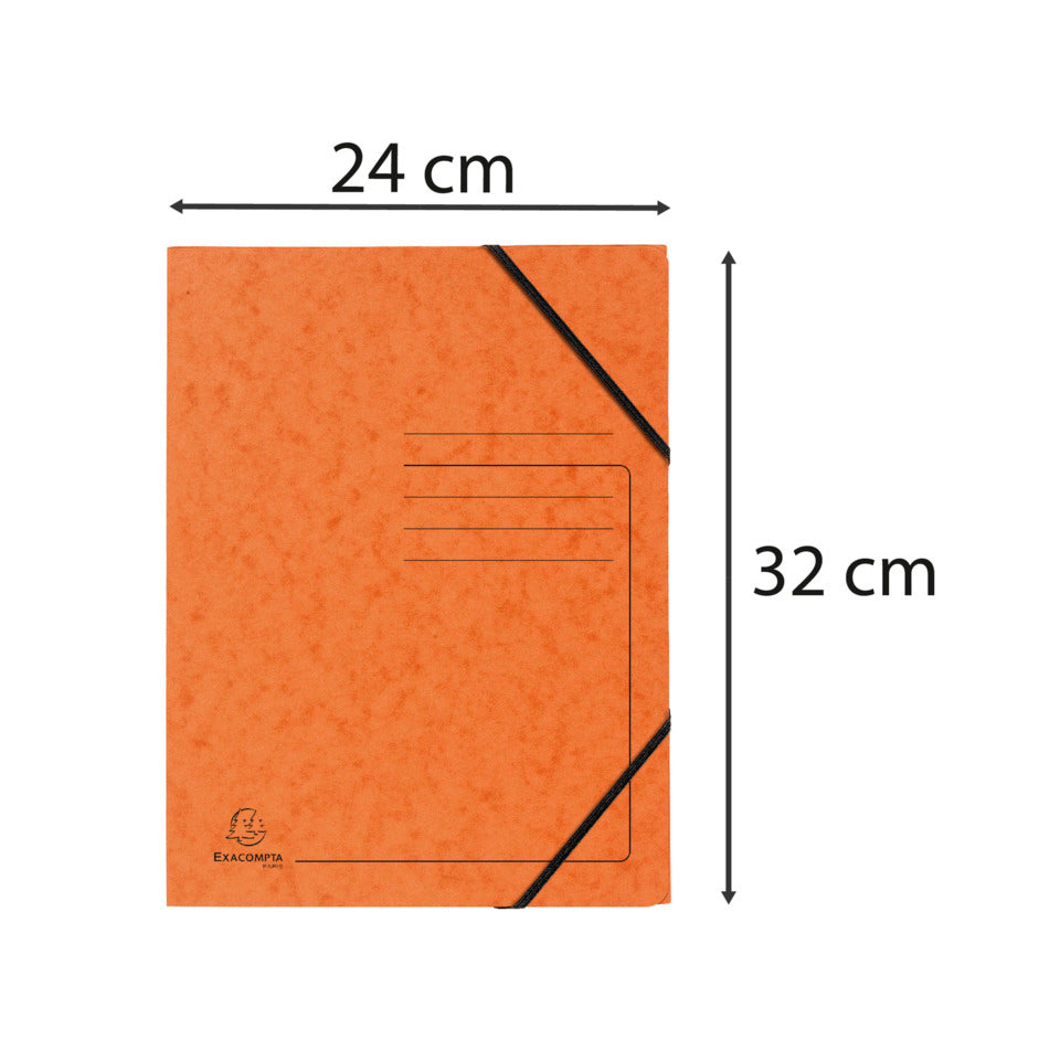 Sammelmappe, A4, 355g/m², Colorspan, orange EXACOMPTA 555414E EXACOMPTA 555414E Colorspan