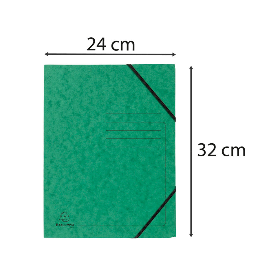 Sammelmappe, A4, 355g/m², Colorspan, grün EXACOMPTA 555413E EXACOMPTA 555413E Colorspan