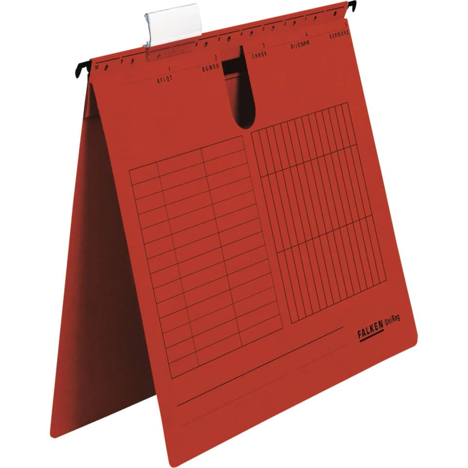 Hängehefter UniReg, A4, 230g/m², kfm. Heftung, rot FALKEN 80002744