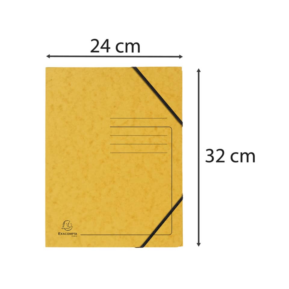 Sammelmappe, A4, 355g/m², Colorspan, gelb EXACOMPTA 555419E EXACOMPTA 555419E Colorspan