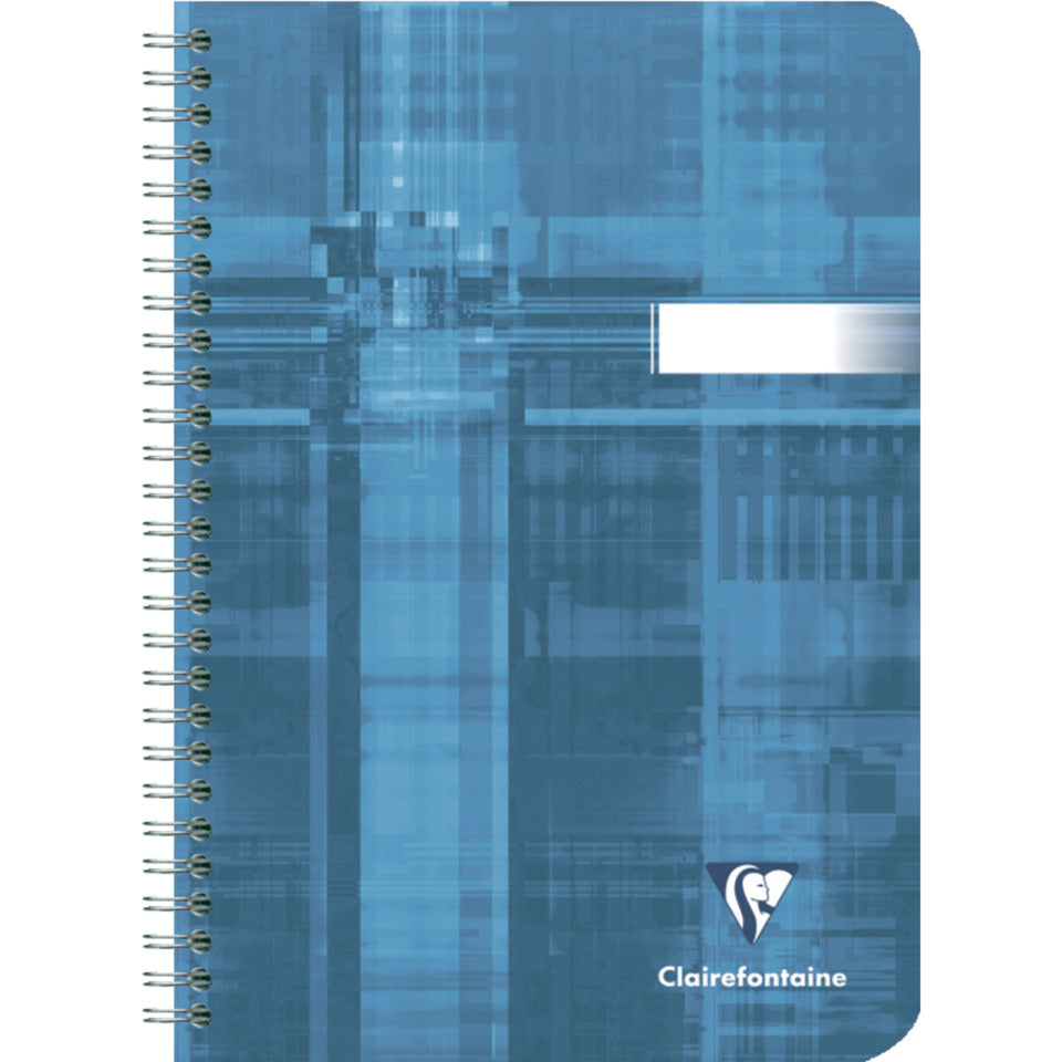 Notizbuch mit Doppelspirale DIN A5 14,8x21cm, 90 Blatt, 90g, kariert, sortiert CLAIREFONTAINE 8542C CLAIREFONTAINE 8542C   A5