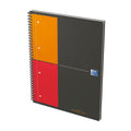 Collegeblock Notebook, A4+, 80 Blatt, kariert, grau OXFORD 100103664 OXFORD 100103664  80Bl 80g
