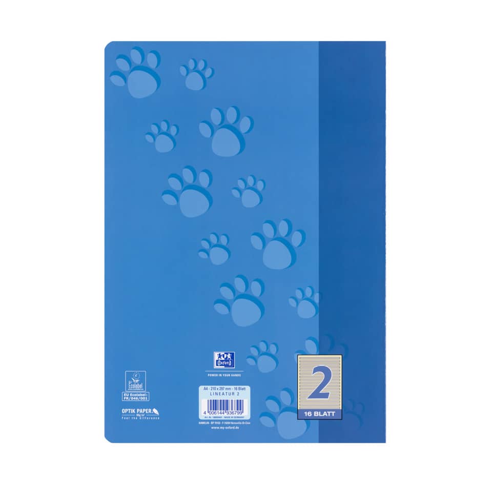 Heft, A4, 90g/m², 32 Blatt, Lin.2, liniert OXFORD 100050323
