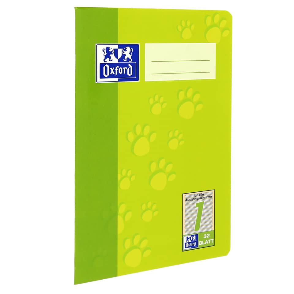 Heft 1.Schuljahr, A5, 90g/m², 32 Blatt, Lin.1, liniert OXFORD 100050375