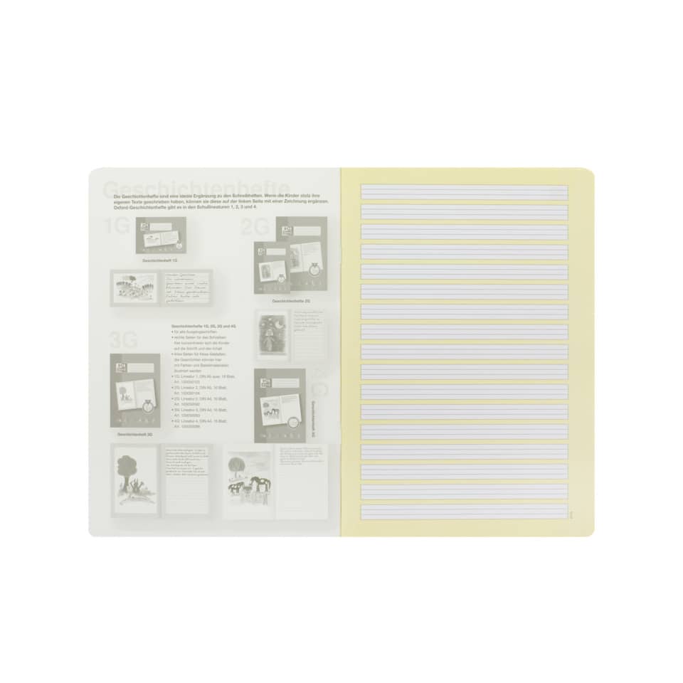 Geschichtenheft, A4, 16 Blatt, Lin.2G, liniert OXFORD 100050092