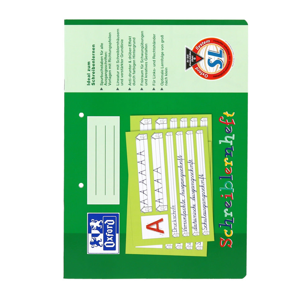 Schreiblernheft, A4 quer, 16 Blatt, Lin.SL OXFORD 100050089 OXFORD 100050089 Spurbuchst.