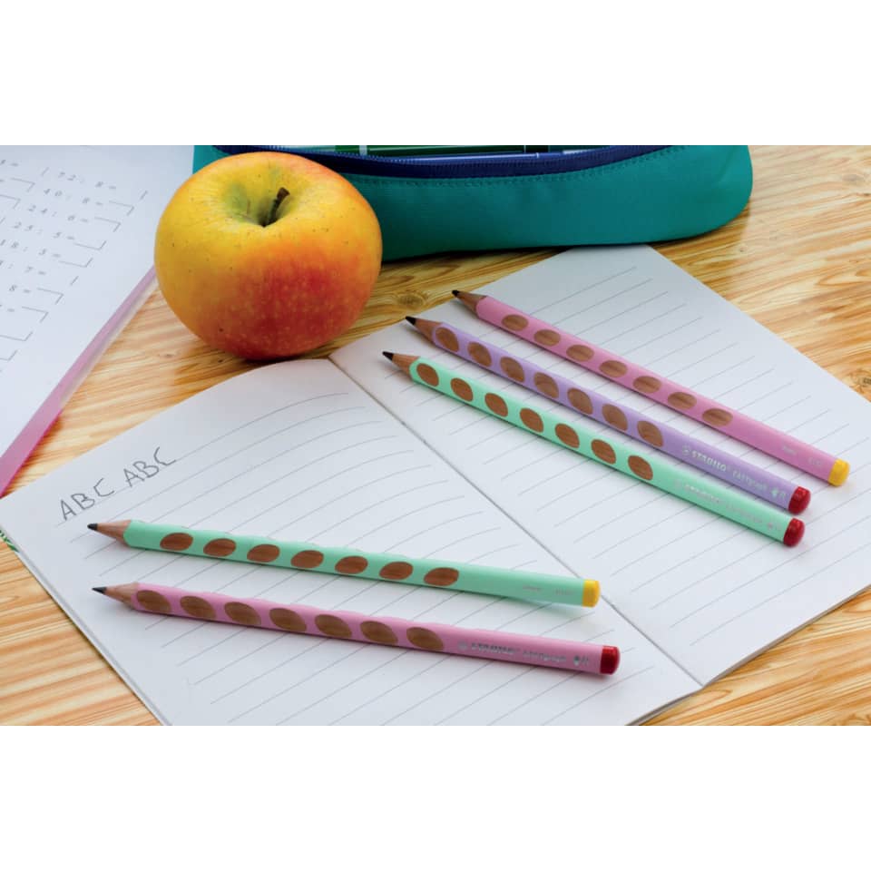 Bleistift EASYgraph Rechtshänder, HB, pastellrosa STABILO 322/16-HB STABILO 322/16-HB pastellrosa