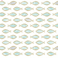 Motivserviette, Ichthys Muster, 33 x 33 cm, 3-lagig, 20 Stück PAPER+DESIGN 198275