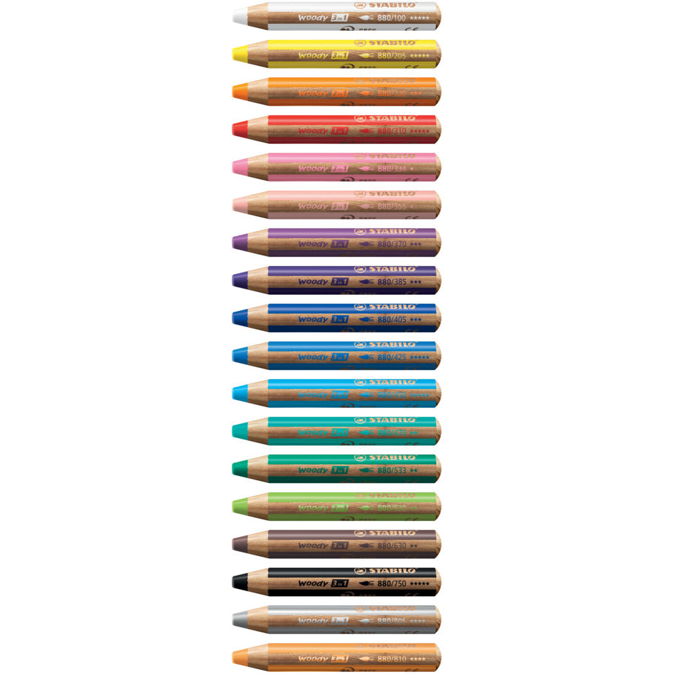 Multitalent-Stift woody 3 in 1, 10 mm, pastellblau STABILO 880/402 STABILO 880/402 Woody 3in1
