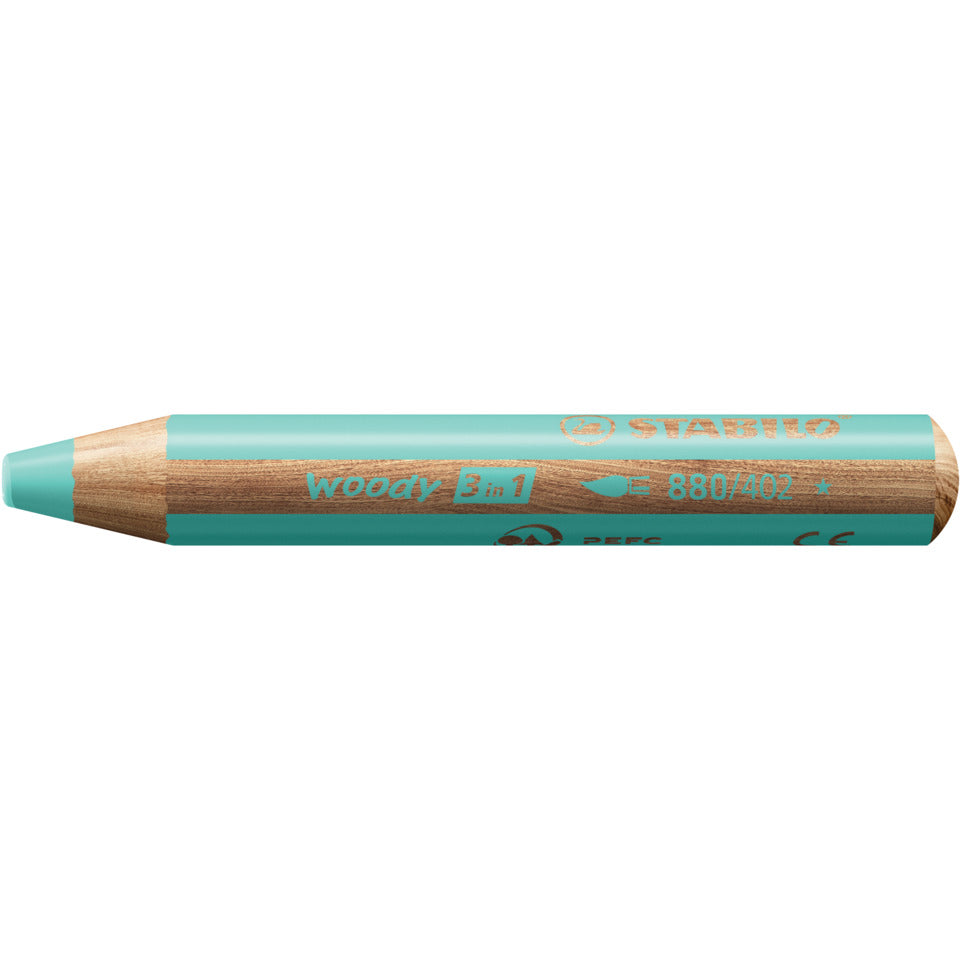 Multitalent-Stift woody 3 in 1, 10 mm, pastellblau STABILO 880/402 STABILO 880/402 Woody 3in1