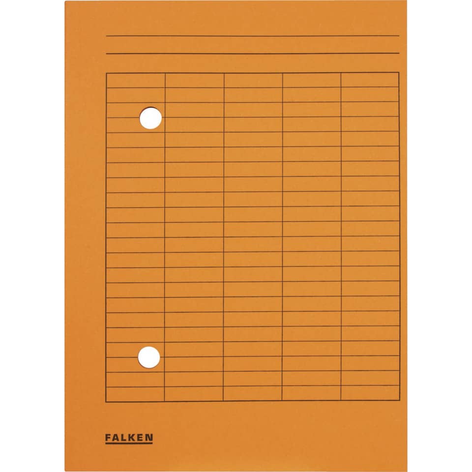 Umlaufmappe, A4, Manila-Recycling-Karton, orange FALKEN 80004211