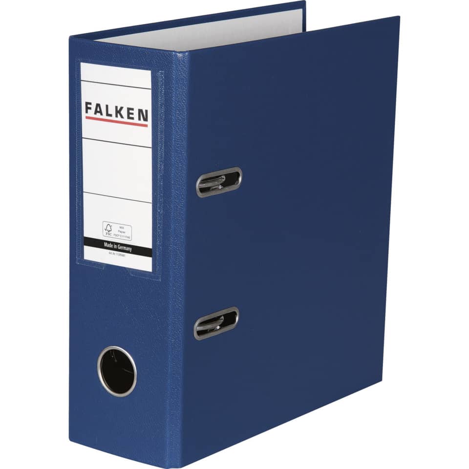 Ordner, A5 hoch, 80mm, blau FALKEN 11285681 FALKEN 11285681 N80