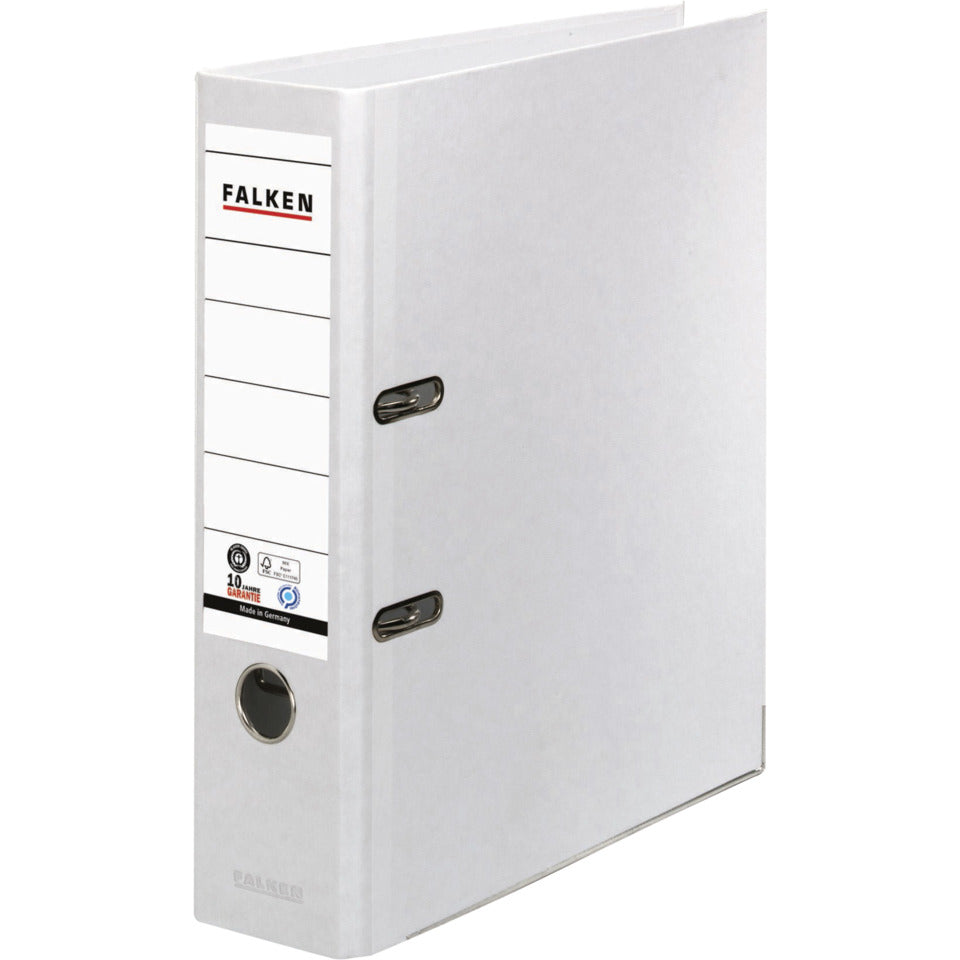 Ordner Recycolor, A4, 80mm, weiß FALKEN 11285897 FALKEN 11285897 Recycolor