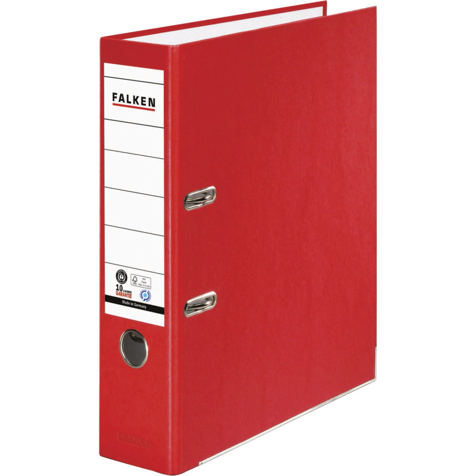 Ordner Recycolor, A4, 80mm, rot FALKEN 11285632 FALKEN 11285632 Recycolor