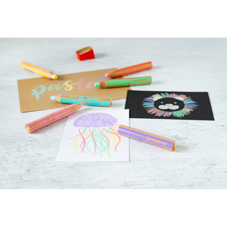 Multitalent-Stift woody 3 in 1, 10 mm, pastellpink STABILO 880/302 STABILO 880/302 Woody 3in1