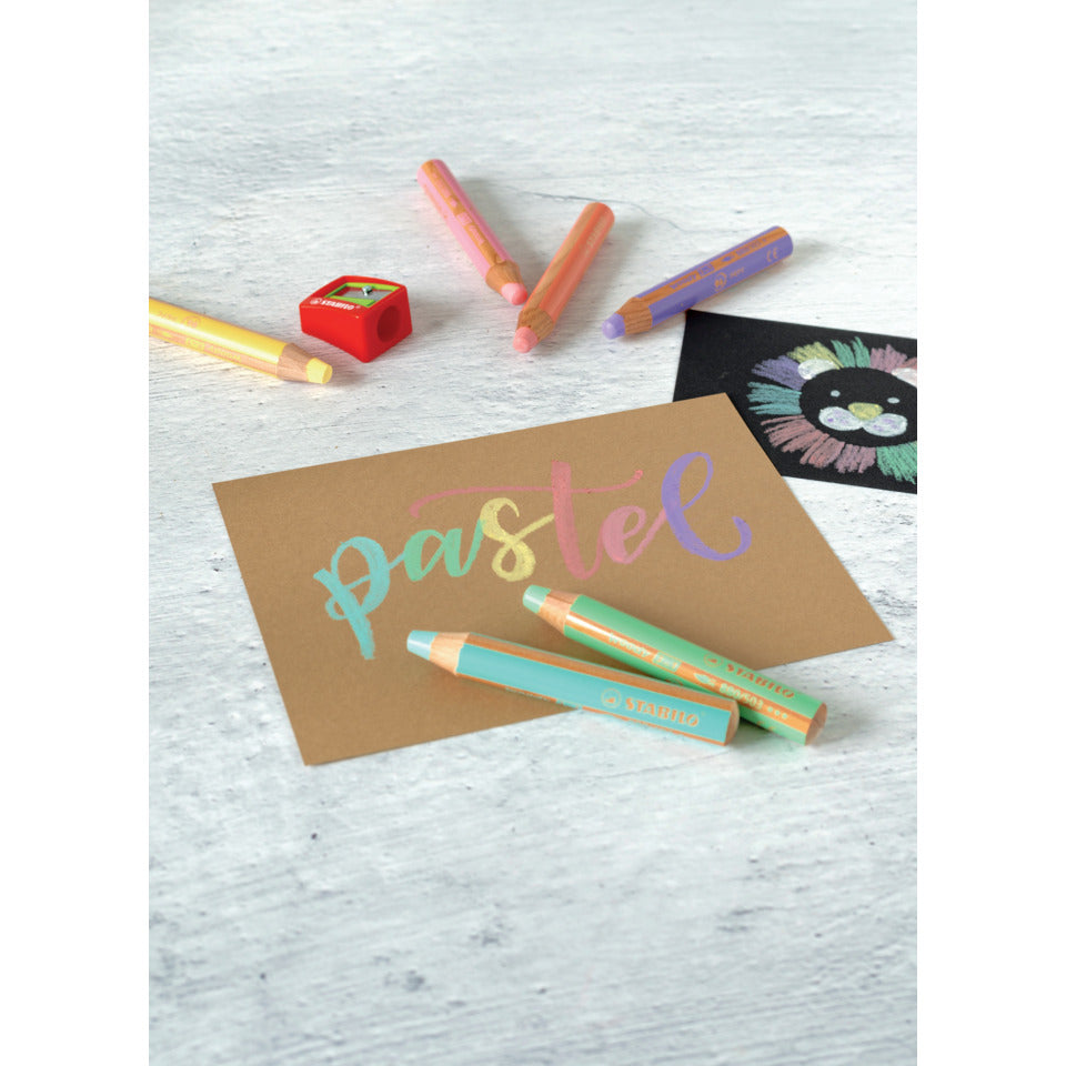Multitalent-Stift woody 3 in 1, 10 mm, pastellblau STABILO 880/402 STABILO 880/402 Woody 3in1