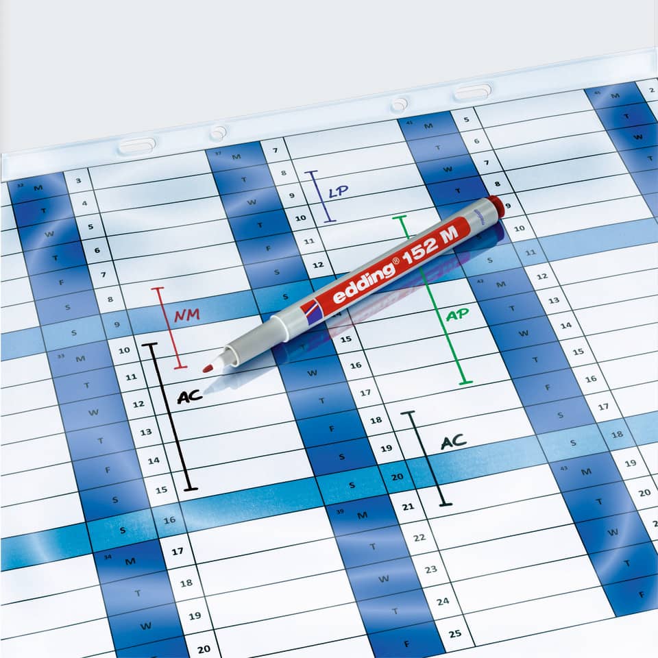 Folienstift 152M non-permanent, 1,0mm, blau EDDING 152 003 EDDING 152 003 non permanent