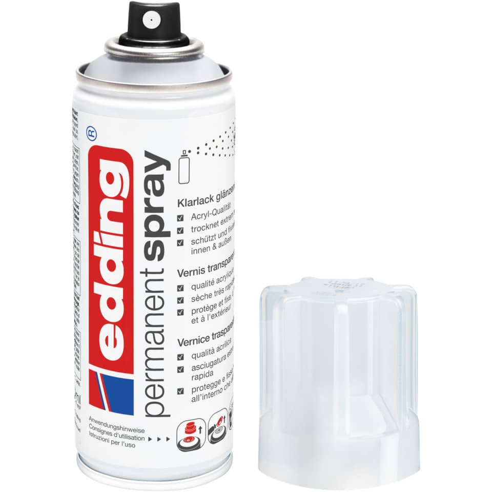 Permanentspray 5200 Klarlack, 200ml, glänzend EDDING 5200-994 EDDING 5200-994   200 ml