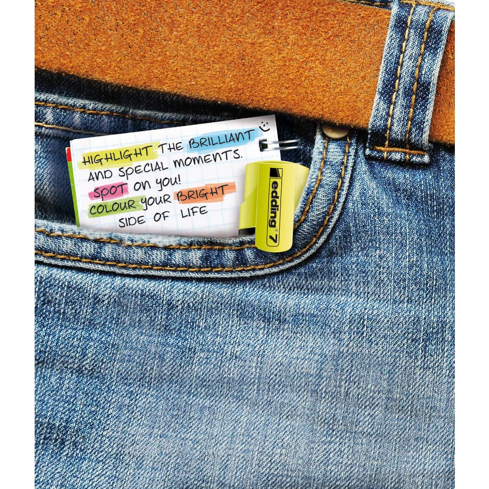 Display Textmarker 7 Mini, 1-3mm, 5 Stück, sortiert EDDING 51641 EDDING 4-51641
