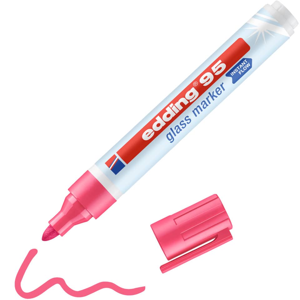 Glasmarker 95, 1,5-3mm pink EDDING ed95-009