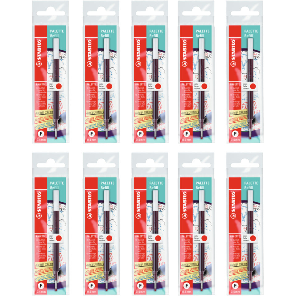 Gelmine PALETTE Refill, F, rot, im Eco-Pack STABILO 268/040-01