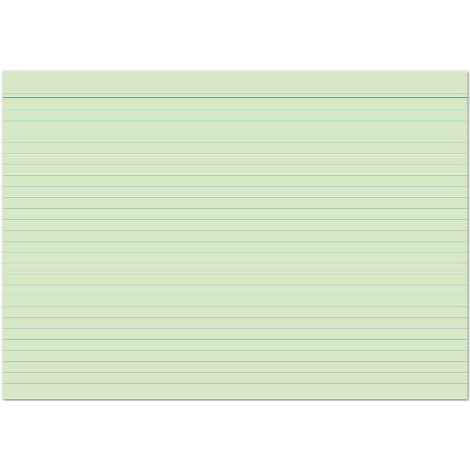 Karteikarte, A6, 170g/m², liniert, 100 Stück, grün RNK 115065 RNK 115065 liniert