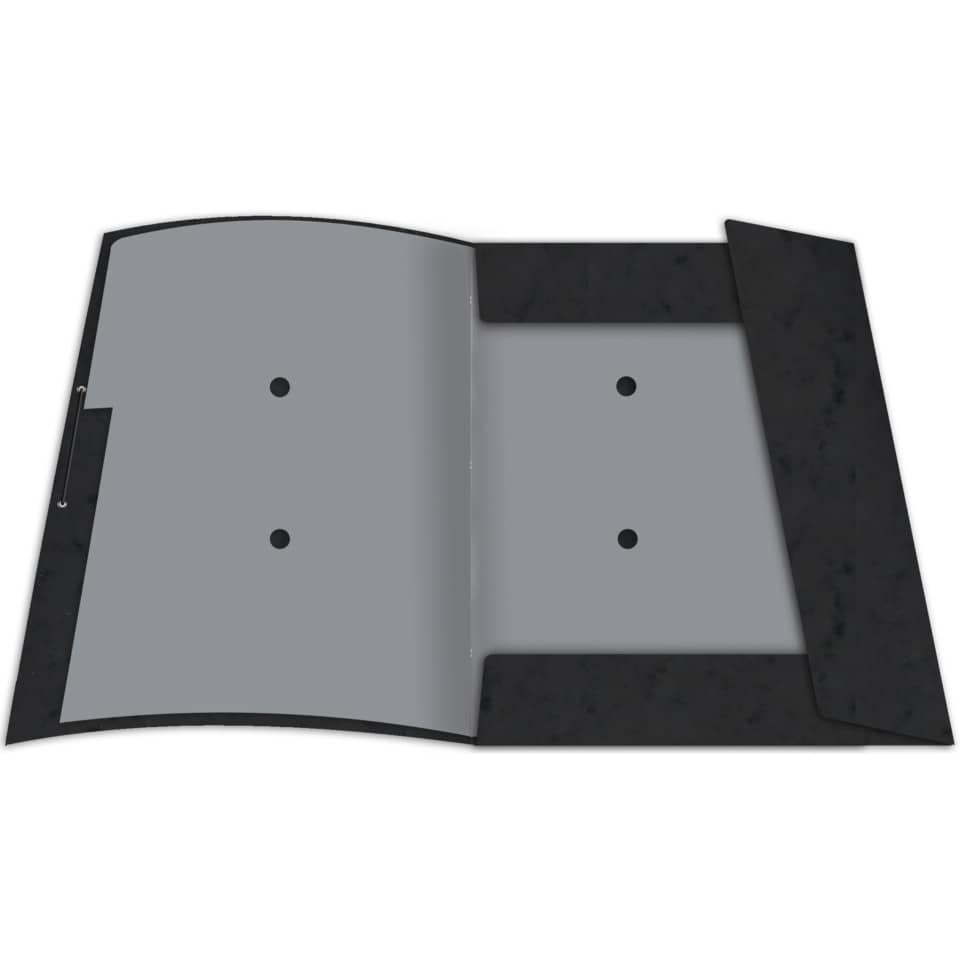 Ordnungsmappe, A4, 390g/m², 9 Fächer, Glanzkarton, schwarz RNK 4616-9 RNK 4616-9  9Fächer