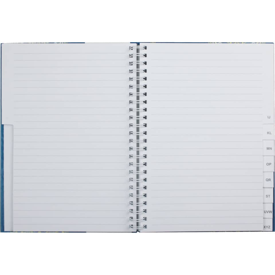 Notizbuch mit Register A-Z "Blue Orient", DIN A5, liniert, 48 Blatt RNK 46504 RNK 46504 m.Register