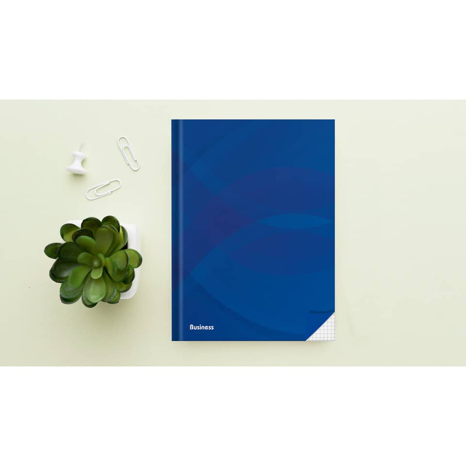 Notizbuch "Business blau", A4, 96 Blatt, kariert RNK 46499 RNK 46499 96Bl kariert