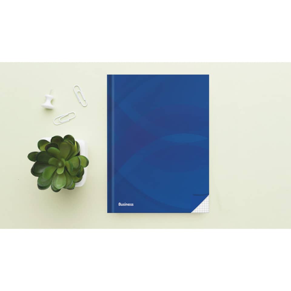 Notizbuch "Business blau", A4, 96 Blatt, kariert RNK 46499 RNK 46499 96Bl kariert
