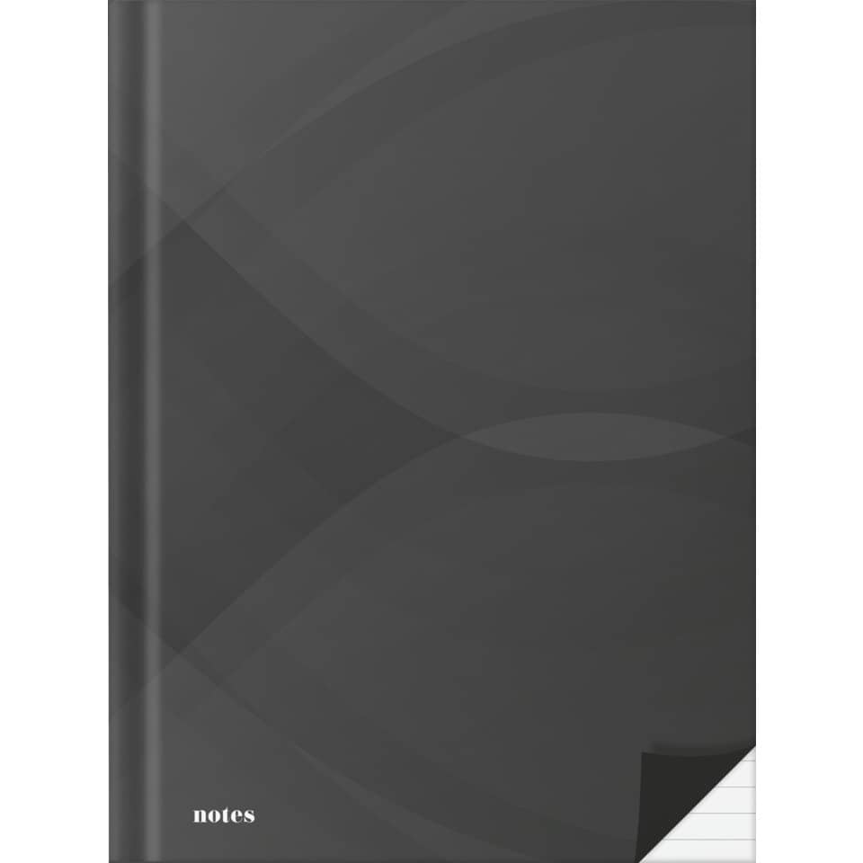 Notizbuch "notes carbon black", A4, 96 Blatt, liniert RNK 46513 RNK 46513 96BL liniert