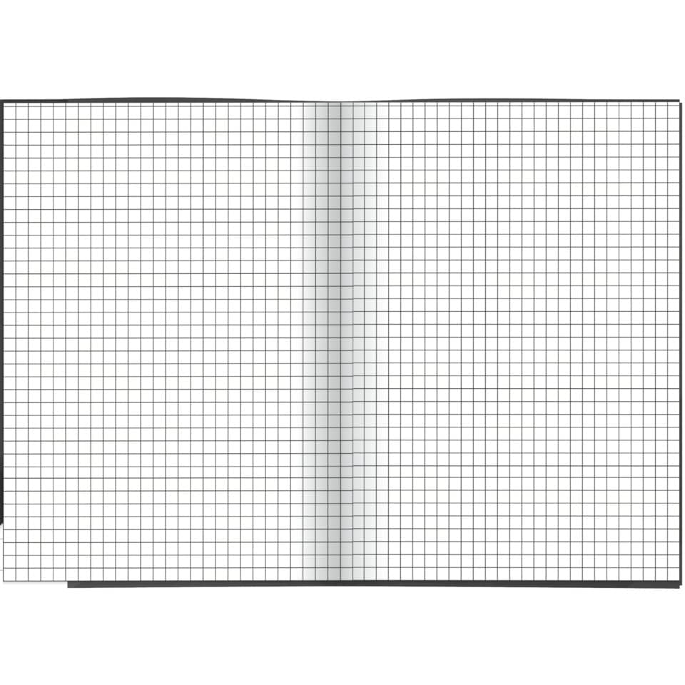 Notizbuch "notes carbon black", A5, 96 Blatt, kariert RNK 46516 RNK 46516 96BL kariert