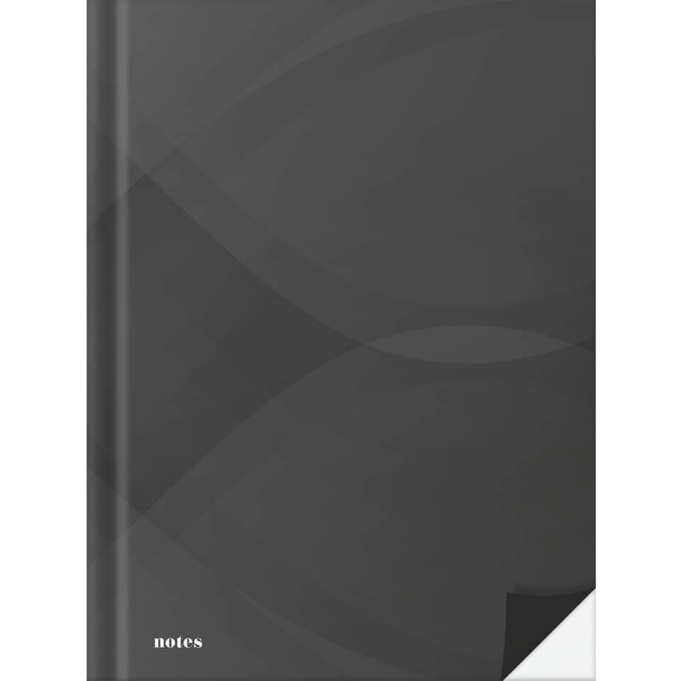 Notizbuch "notes carbon black", A5, 96 Blatt, blanko RNK 46743 RNK 46743  96BL blanko