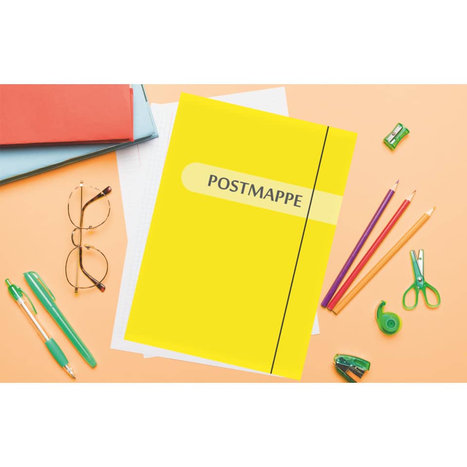 Postmappe "Postmappe", Maße (BxH): 240 x 330 mm, DIN A4, Gummizugverschluss RNK 46319
