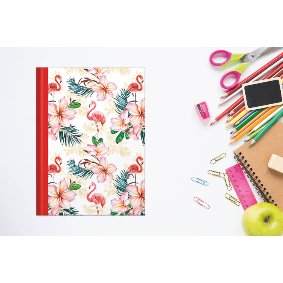Notizbuch "Flamingo rot", A5, 96 Blatt, dotted RNK 46750 RNK 46750 A5/96BL punktiert
