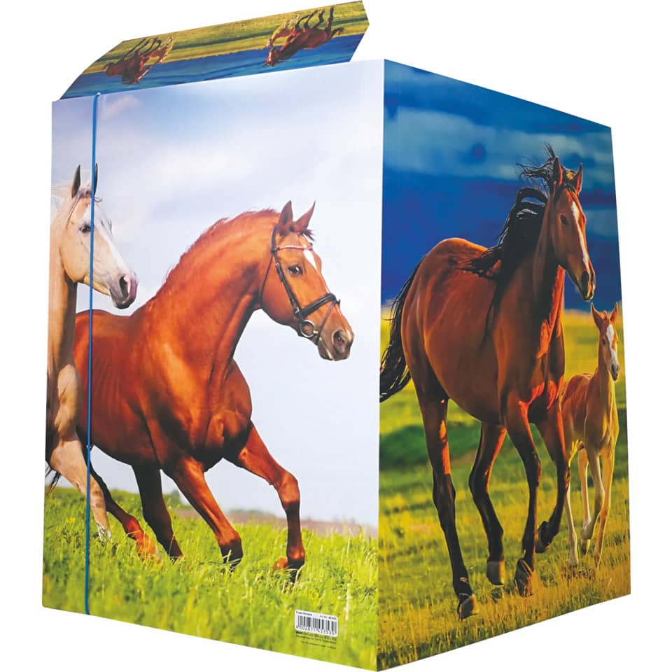 Zeichenmappe Free Horses, 310 x 440mm, A3, Karton RNK 45353 RNK 45353 310x440mm
