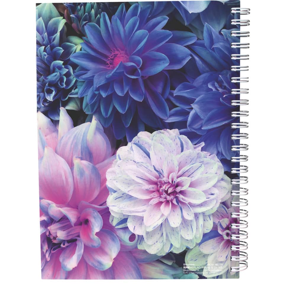 Notizbuch mit Register A-Z "Blossom", DIN A5, liniert, 48 Blatt RNK 46779