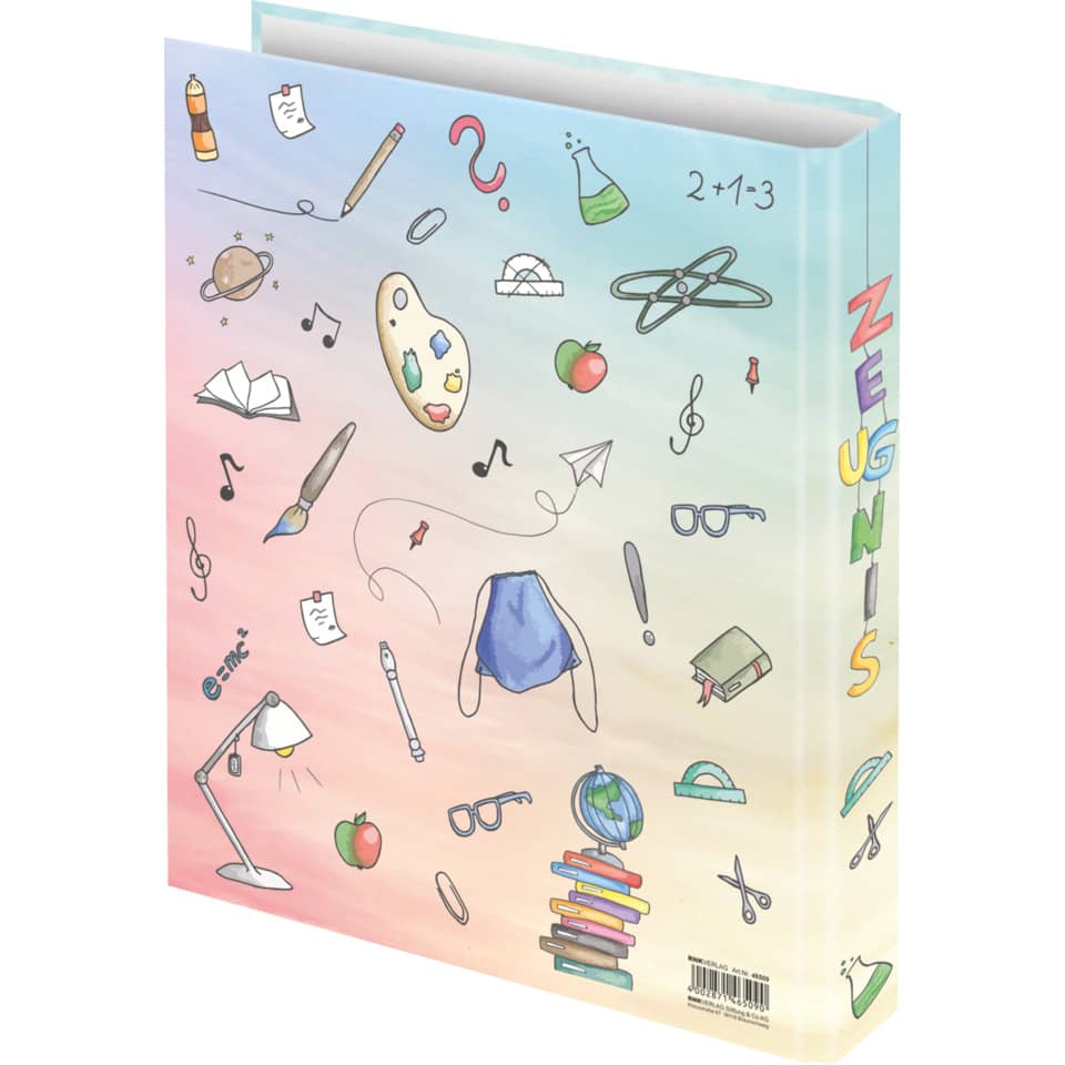 Zeugnisringbuch "Schooldoodle", 4 Ring-Mechanik, DIN A4 RNK 46509 RNK 46509 4Ringe