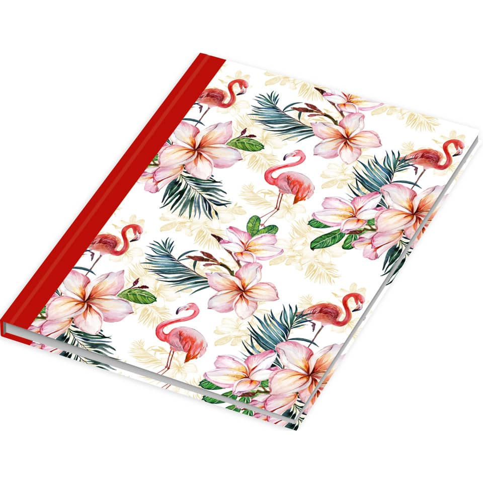 Notizbuch "Flamingo rot", A5, 96 Blatt, dotted RNK 46750 RNK 46750 A5/96BL punktiert