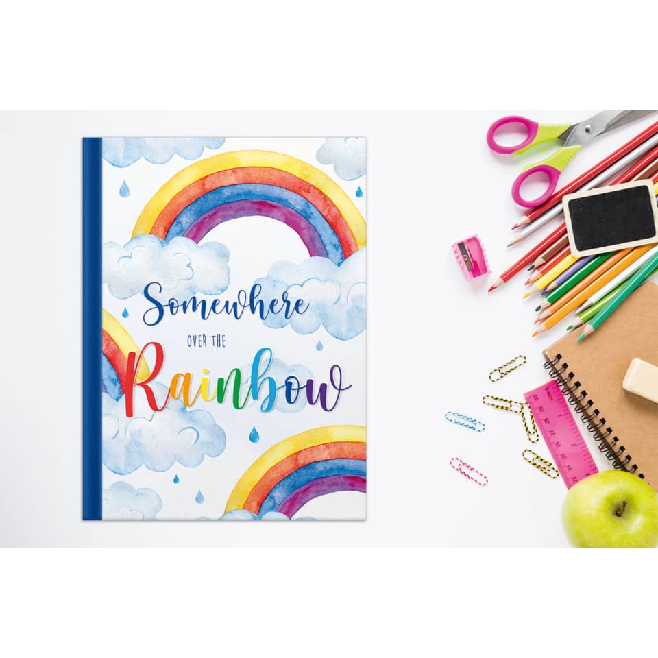 Notizbuch "Over the Rainbow", A4, 96 Blatt, blanko RNK 46807 RNK 46807  blanko