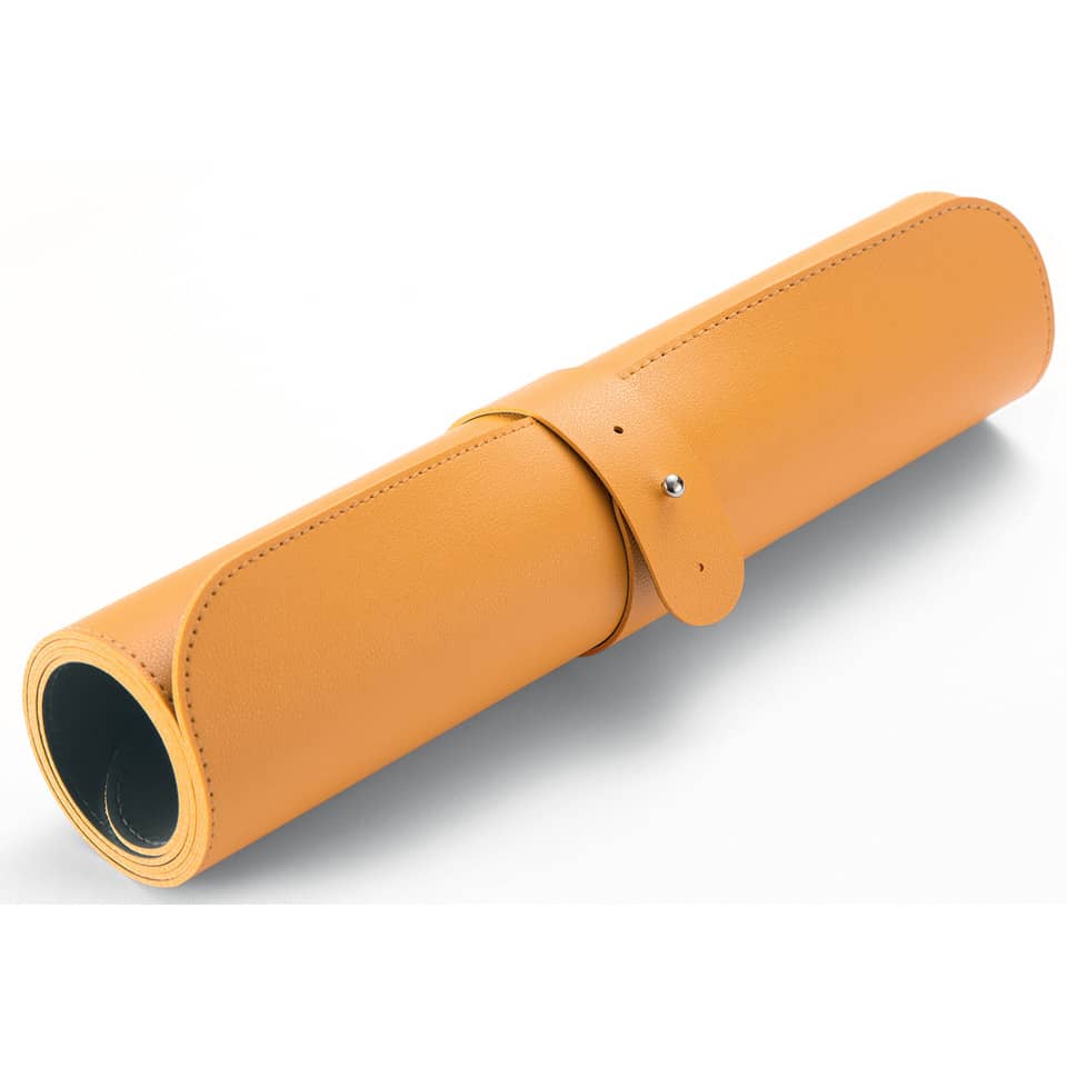 Schreibunterlage einrollbar, 80x30cm, Lederimitat, gelb/grau SIGEL SA601 SIGEL SA601 einrollbar 800x300mm