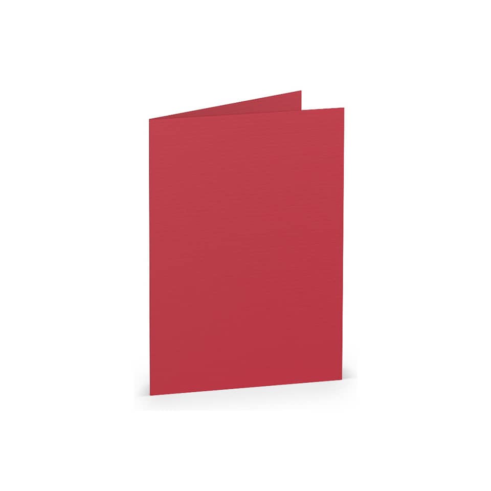 Briefkarte Paperado, A7hd, 220g/m², rot RÖSSLER 16400936 RÖSSLER 16400936 A7 hd