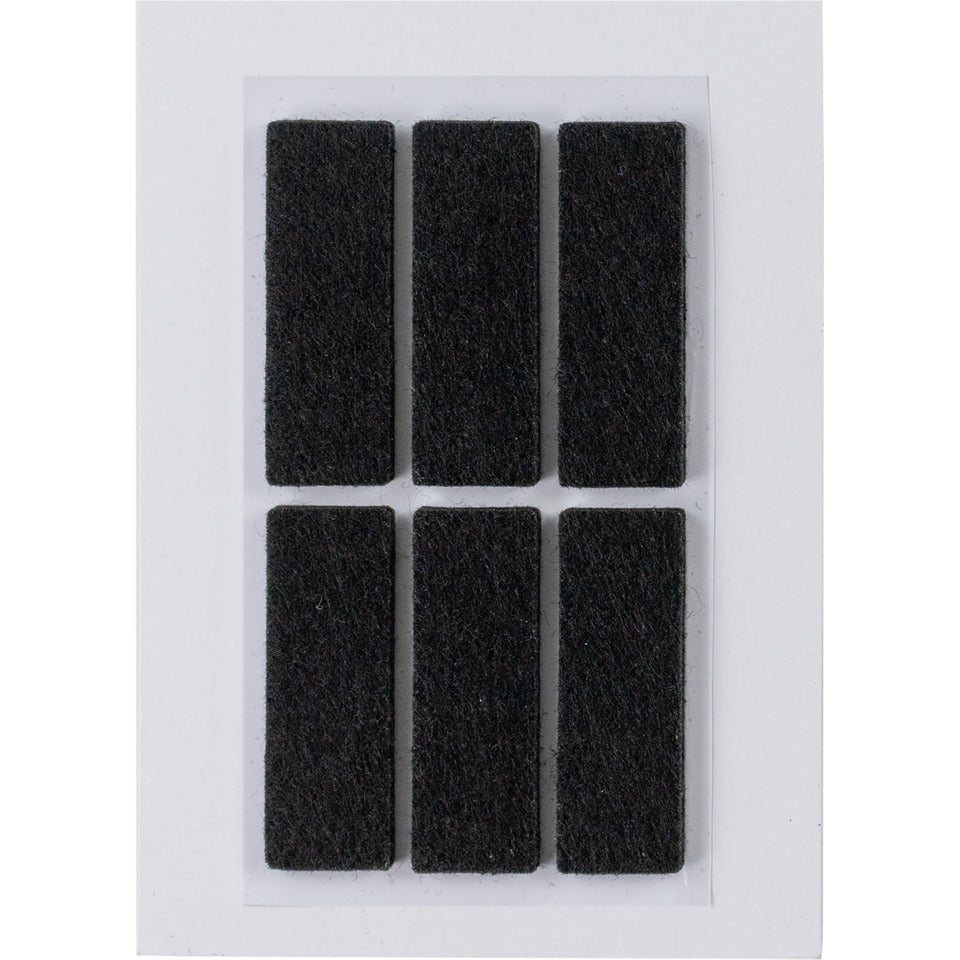 Filzgleiter, 15x45mm, 6 Stück, schwarz HERMA 15187 HERMA 15187 6ST