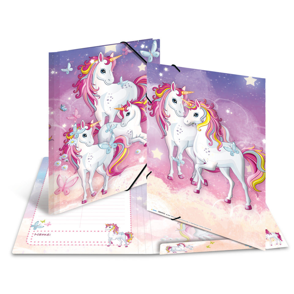 Sammelmappe Einhorn, A3, Karton HERMA 19457 HERMA 19457 Pappe